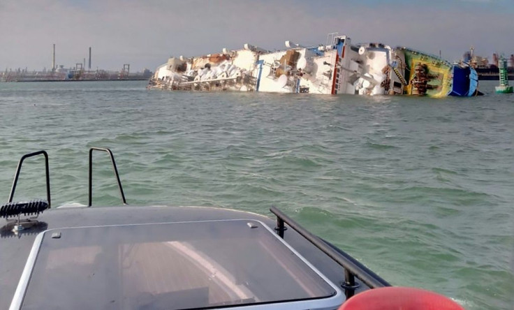 The Palau-flagged ship Queen Hind capsized with 14,600 sheep on board bound for Saudi Arabia