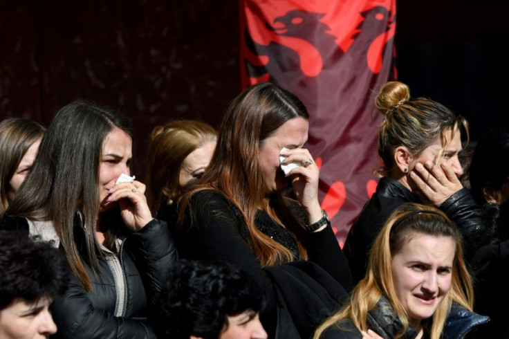 Among the victims were eight members of the Lala family, including four children, who were buried in Durres on Saturday