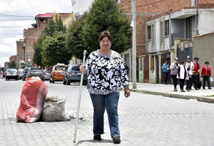 Mercedes Viricochea, a former local government secretary, defended her neighborhood during violent protests in Bolivia