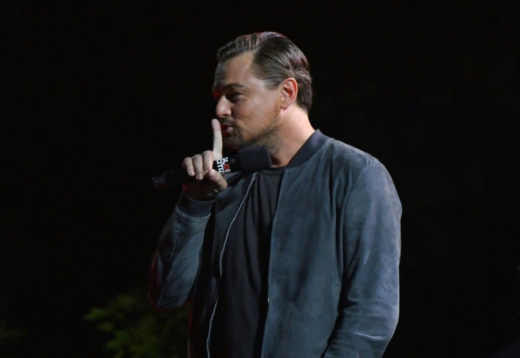 American actor Leonardo DiCaprio, seen at an event in New York on September 28, 2019, has denied allegations from Brazilian President Jair Bolsonaro that he funded a group linked to fires in the Amazon