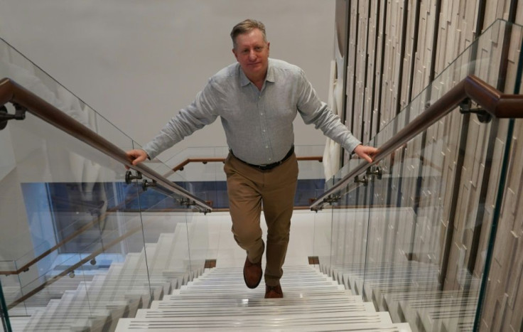 Steve Eisman, one of the investors who spotted the subprime bubble that caused the latest financial crisis, is seen in his New York office