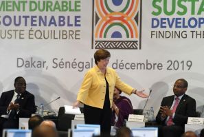 "We have to dispel the perceived riskiness of investment" in Africa, Georgieva said