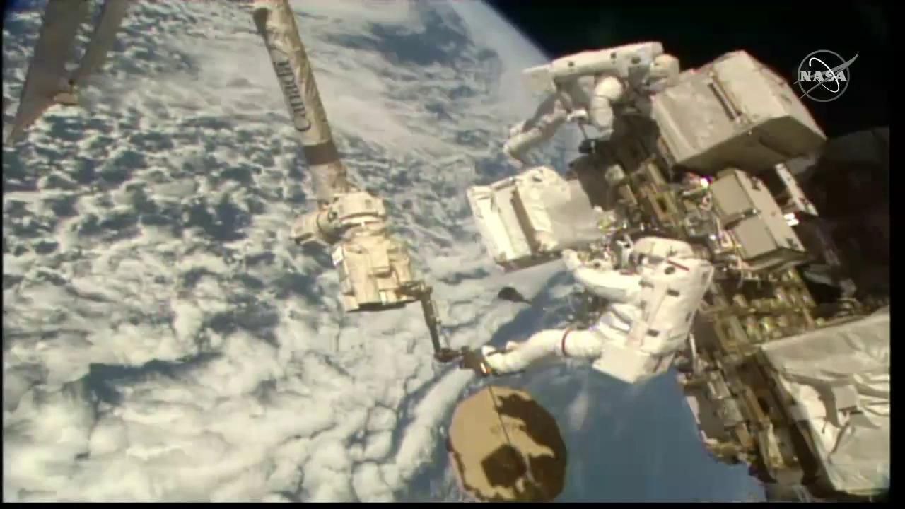 ISS Astronauts Complete Six-Hour Spacewalk To Repair Particle Detector ...