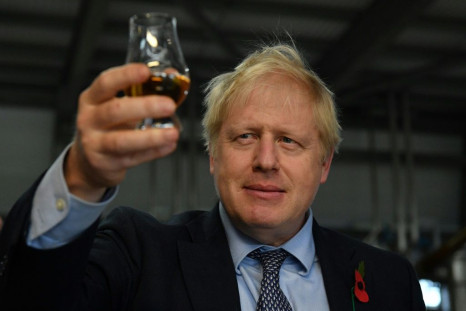 Boris Johnson promised to free whisky producers from US tariffs during a visit to a distillery in northeast Scotland last month