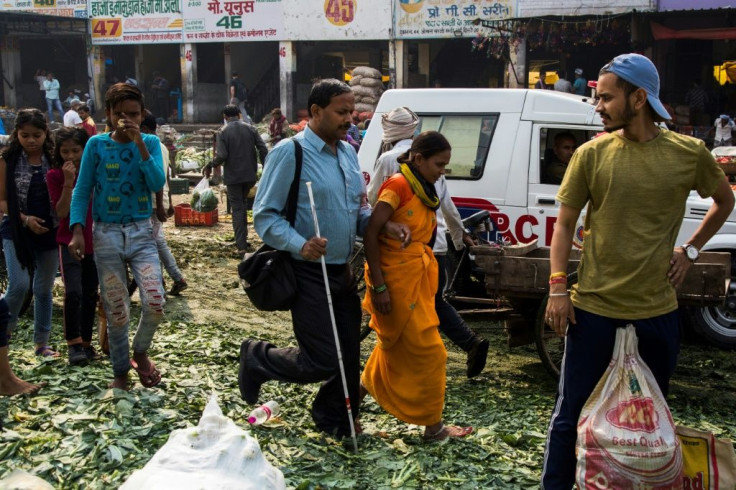 There are an estimated eight million blind people in India