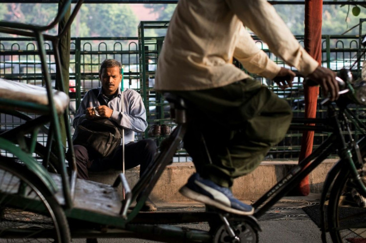 Vinod Kumar Sharma trained at a school for the blind in India and landed a job in a factory -- but it shut down last year