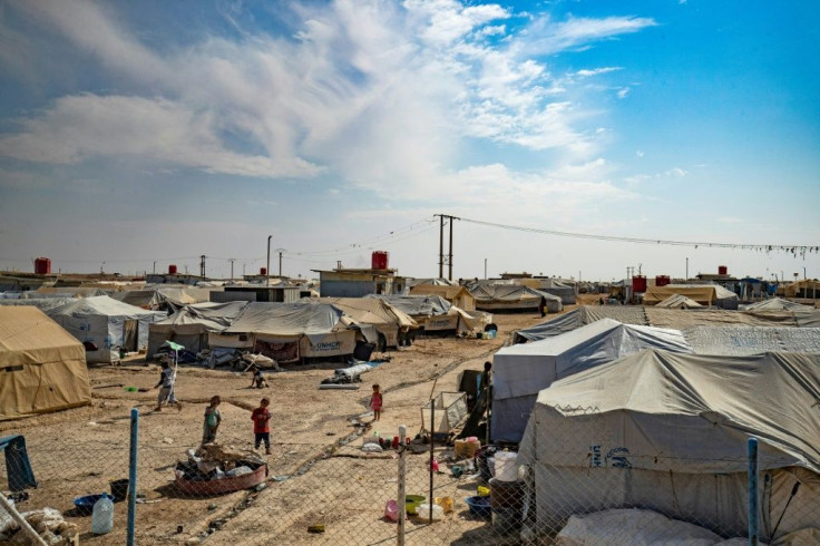 Most families of IS fighters are held in the dusty Al-Hol encampment, a tent city home to more than 70,000 people