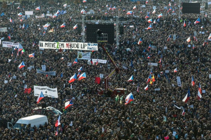 Czechs have staged two mass protests this year, demanding Babis step down