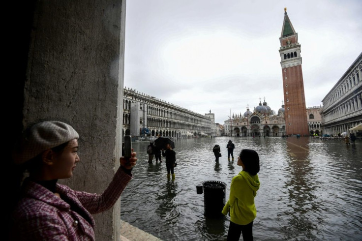 Extreme weather events also saw floods in Venice this year