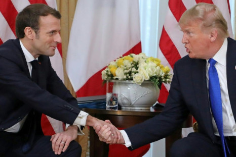 US President Donald Trump and France's Emmanuel Macron held a meeting ahead of a NATO summit in London