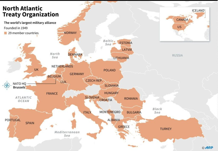 The countries in NATO