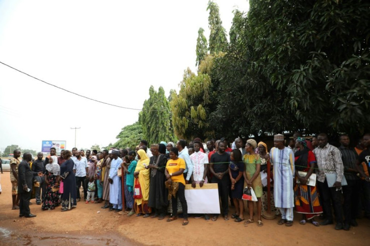 Crowds gather outside Ahmad Isah's radio studio every morning to get a chance to air their grievances