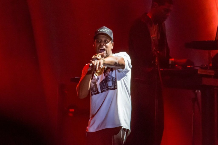 Jay-Z, shown here performing in 2017, surprised fans with a return to Spotify