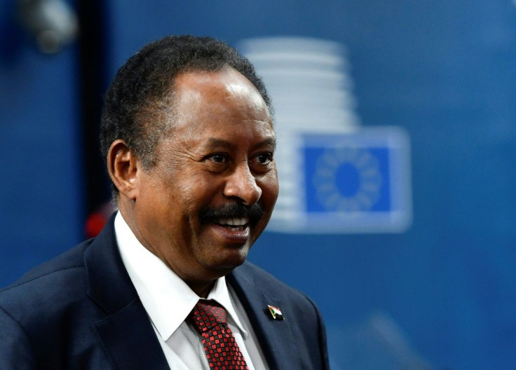 Sudan's Prime Minister Abdalla Hamdok, seen here in November 2019, is making a rare visit to Washington