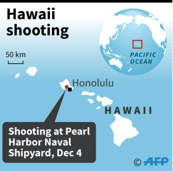 The location of the Pearl Harbor Naval Shipyard