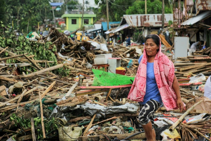 Kammuri's fierce winds toppled trees and flattened flimsy homes across a swathe of the nation's north on Tuesday