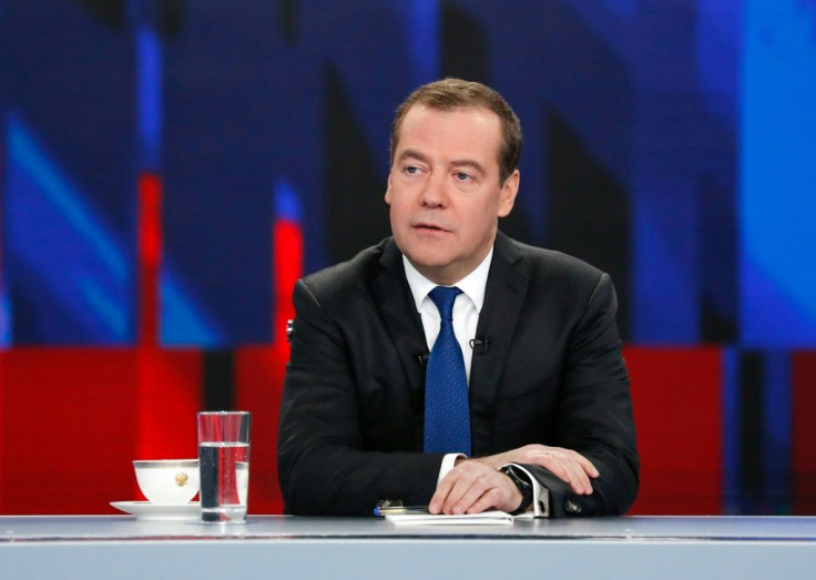 Russian Prime Minister Dmitry Medvedev spent two hours fielding questions -- but none addressed allegations over his wife's use of a private jet for a clutch of trips