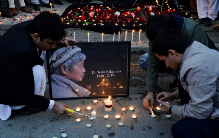 In Kabul, more than 100 people from across Afghan society held a candlelit vigil for Japanese doctor Tetsu Nakamura, who was shot to death on Wednesday