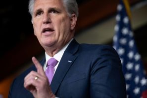 Top House Republican Kevin McCarthy forcefully denied that there was sufficient evidence for Donald Trump's impeachment