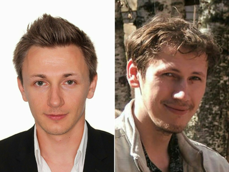 Maksim Yakubets (L) and Igor Turashev (R), who were indicted by US authorities on Thursday for cybertheft of tens of millions of dollars by their Moscow-based Evil Corp