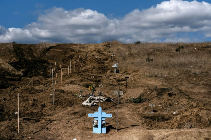 A view of new common graves at a cemetery in the border city of Tijuana -- necessary due to the increase in the number of murders in recent months