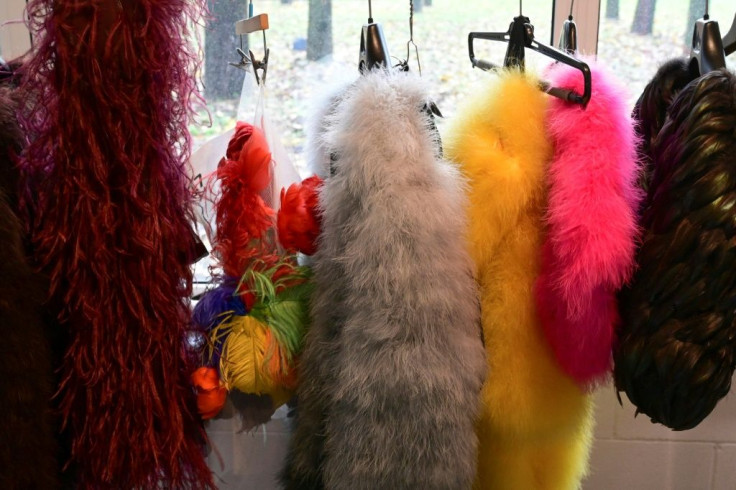 Bracciani has developed over 2,000 ways to dye feathers