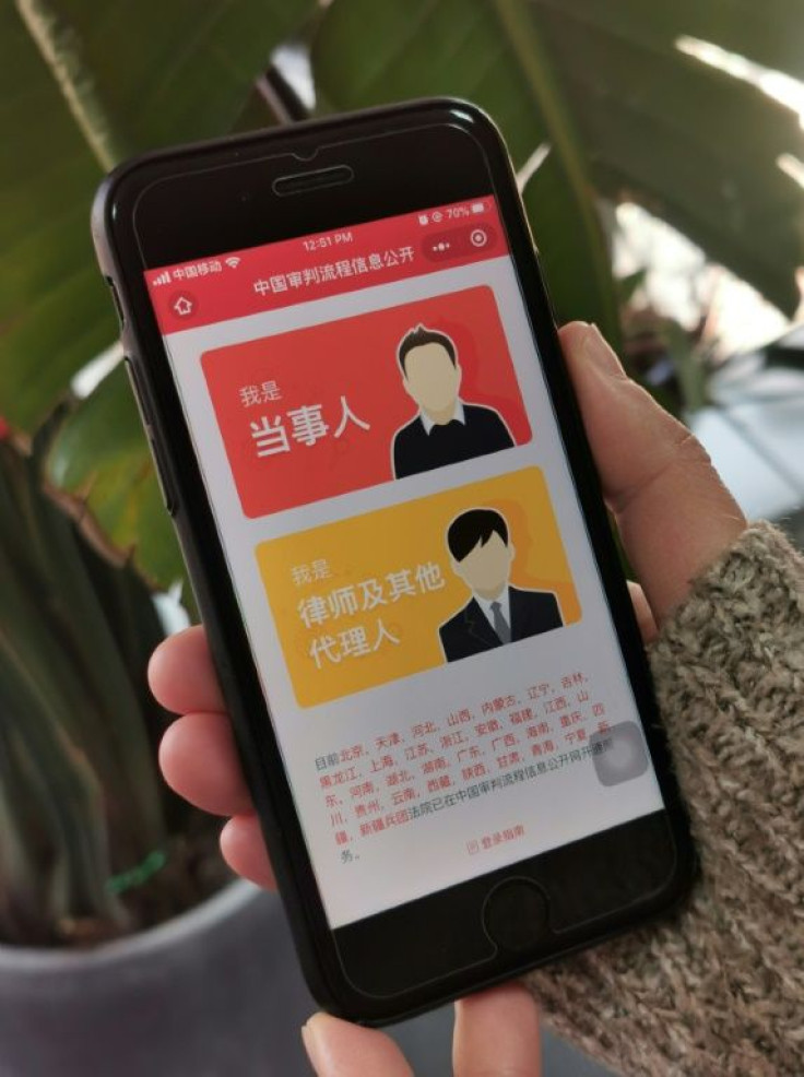 A 'mobile court' offered on popular Chinese social media platform WeChat has handled more than three million legal cases or other judicial procedures since its launch in March