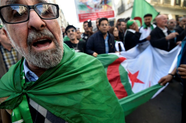 Algerians protest Friday against a presidential election set for next week that they see as an attempt by the elite to shore up its authority