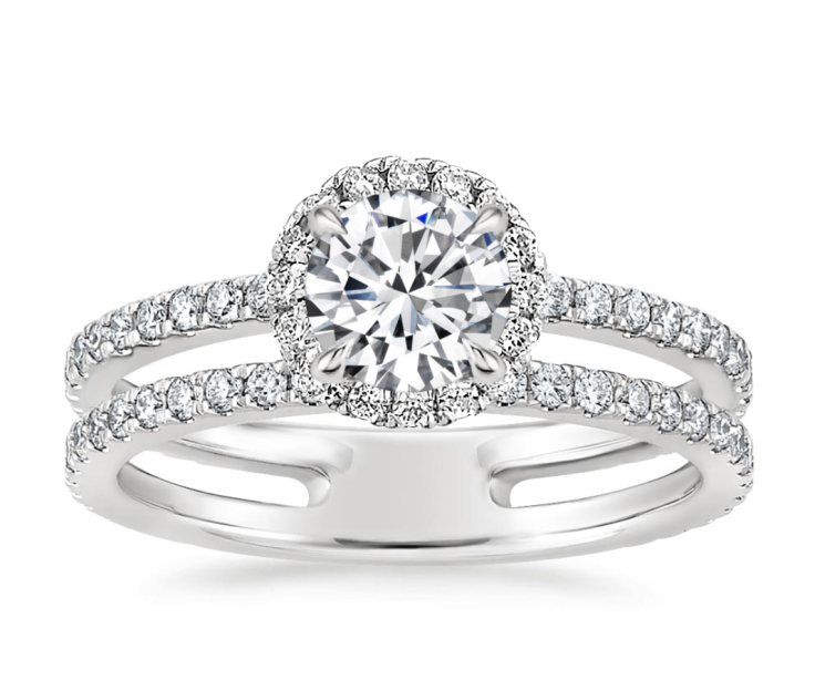 Linnia Halo Diamond Ring (2/3 ct. tw.)