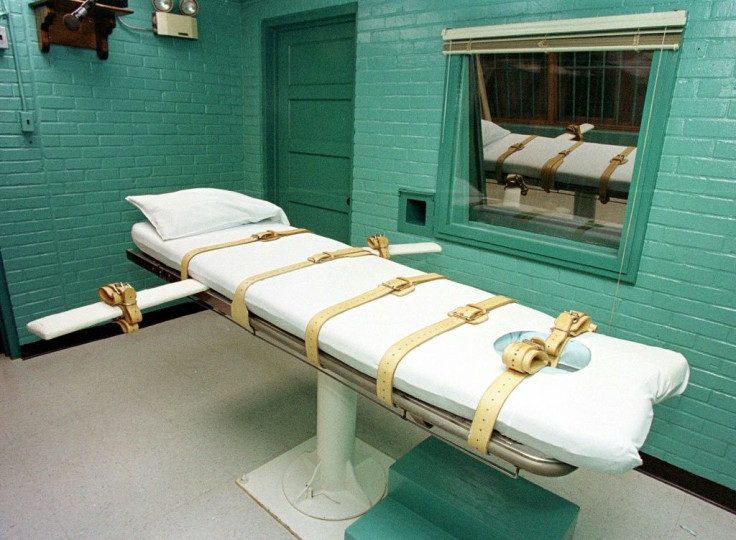 The execution chamber at a prison in Huntsville, Texas