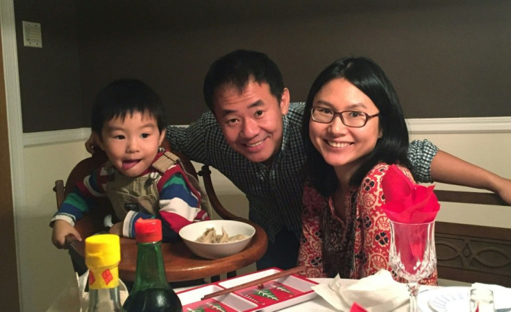 Princeton graduate student Xiyue Wang, pictured with his family before he was detained in Iran in August 2016