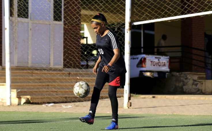 Sudanese footballerr Rayan Rajab, 22, has played the the game since she was young and says, "my parents had no objection, they kept telling me to push on with sports"