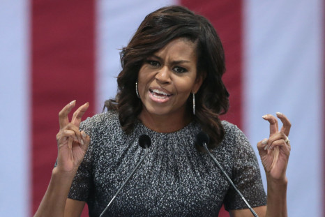 Michelle Obama at campaign rally in Phoenix, AZ
