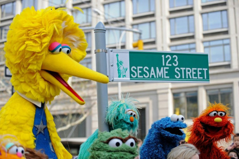 Big Bird (L) is one of the enduring stars of "Sesame Street" along with Oscar the Grouch, Cookie Monster and other lovable furry friends