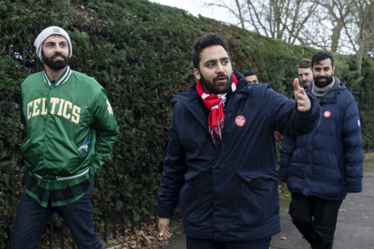 Ali Milani (C), who pitches himself as the "local candidate", has been campaigning relentlessly to claw as many votes away from Boris Johnson as possible