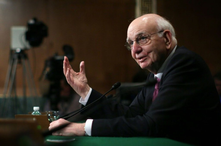 Volcker, pictured delivering Senate testimony in May 2012, wielded monetary policy with authority and acumen