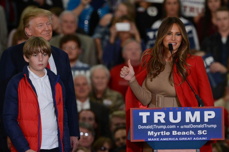 First_Lady_Melania_Trump_speaking_in_2015_(cropped2)