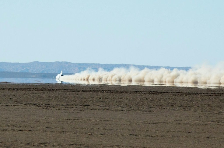 Bloodhound will aim to top the current land speed record of 760 miles per hour (1,223.657 kilometres per hour)