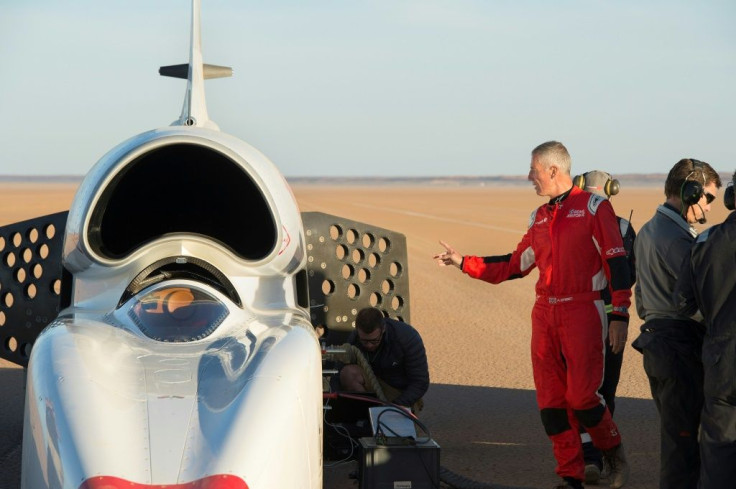 RAF pilot Andy Green is the driver of the Bloodhound, built exclusively for speed