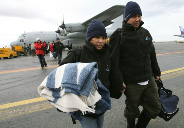 A Chilean Air Force C-130 at Punta Arenas in 2007