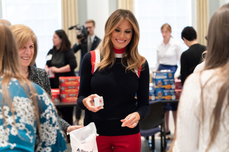 First Lady Melania Trump at the Red Cross