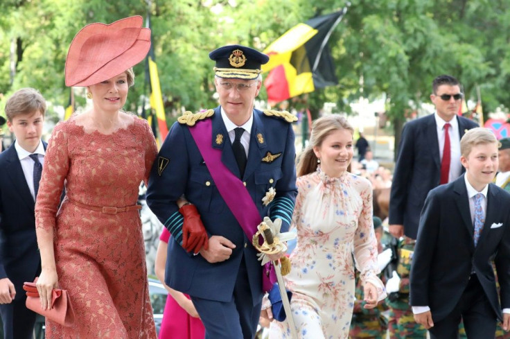 The Belgian royal family -- from left Prince Gabriel, Queen Mathilde of Belgium, King Philippe - Filip of Belgium, Crown Princess Elisabeth and Prince Emmanuel -- is one of the few institutions that still unites a divided country