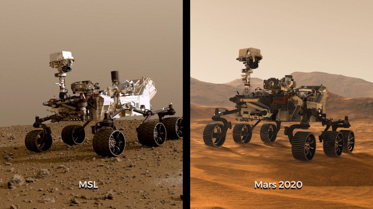 Curiosity Rover And Mars 2020