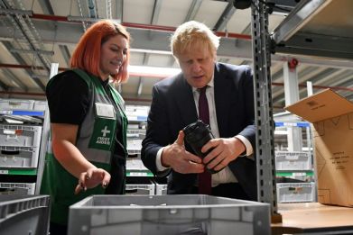 Prime Minister Boris Johnson is hoping to secure a majority government