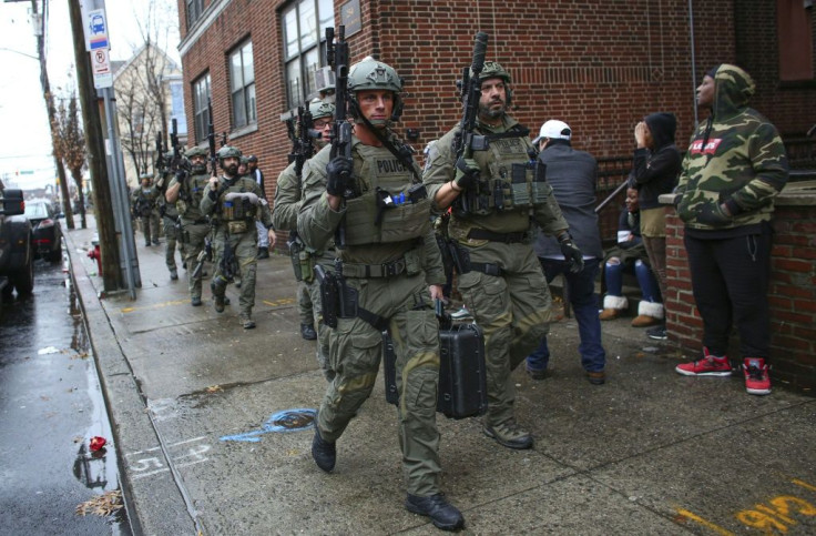 Hundreds of police from New Jersey and New York, including tactical officers, were deployed during the hours-long shooting in Jersey City, New Jersey