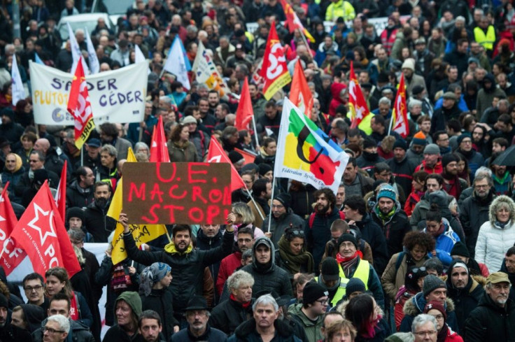 Some 339,000 people took to the streets around France Tuesday