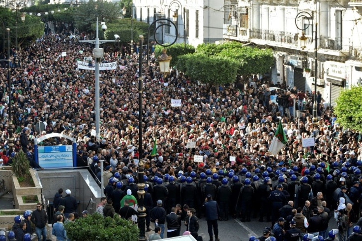 Algerian protesters have marched weekly since February and say sweeping reforms must be made before a presidential election on Thursday they see as a regime ploy to cling to power