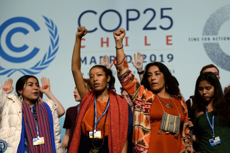 Dozens of youth activists from around the world stormed the plenary stage, demanding that delegates act now to cut emissions