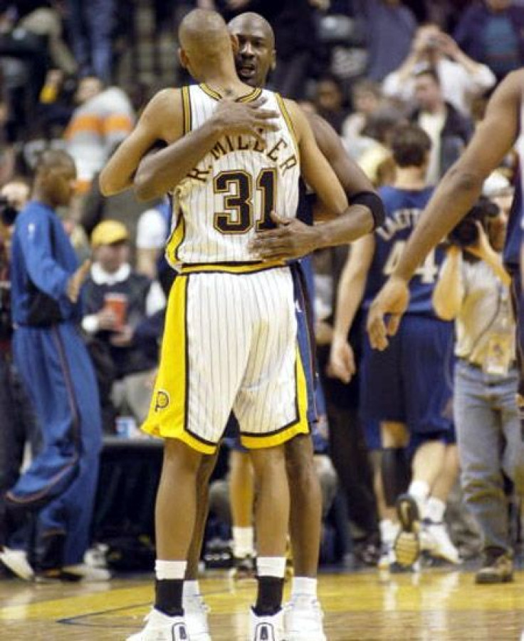 Reggie Miller Michael Jordan