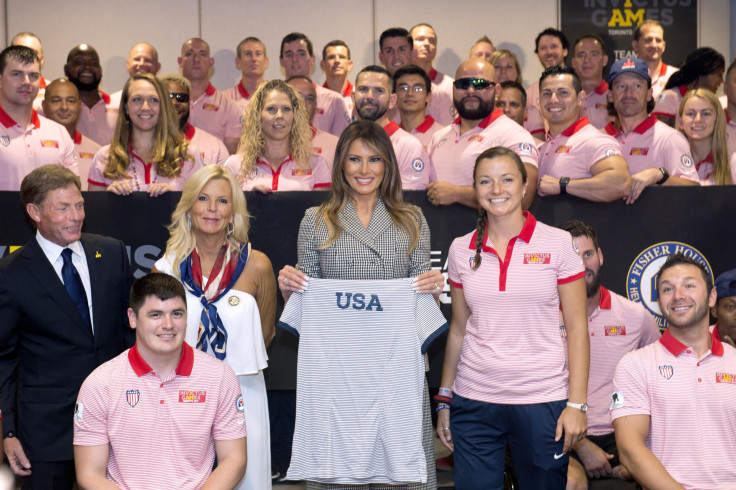 Melania Trump during the 2017 Invictus Games